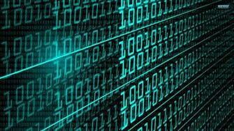 World Information Technology Background Image With Binary Code