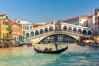 Venice Canal Boat Buildings HD Wallpaper Collection