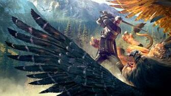 The Witcher Wild Hunt Gameplay Wallpaper HD