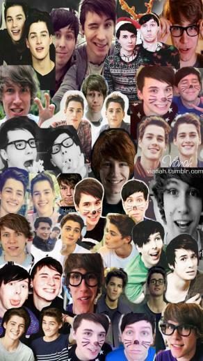 My Collage Vianah Wallpaper Dan And Phil Jack Finn Charlie