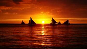 Ocean Sunset Wallpaper