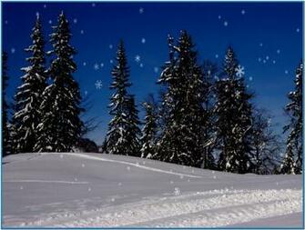 Falling Snow Christmas Screensaver