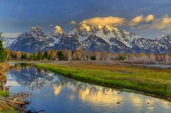 Grand Tetons Near Schwabacher Landing Teton National Park