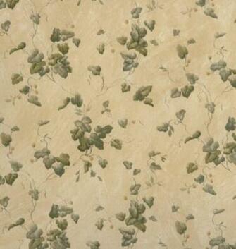Wallpaper Country Mini Ivy Vine On Tan Faux