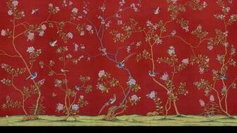 Chinoiserie Handpainted Silk Wallpaper Other Metro By