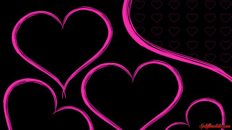 Pink Hearts Wallpaper