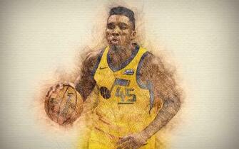 Wallpaper 4k Donovan Mitchell Match Basketball Stars