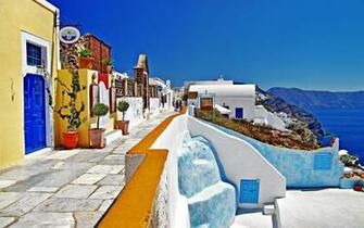 Santorini Wallpaper Image