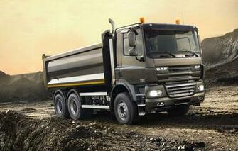 Wallpaper Dirt Body Primer Breed Daf Dump Truck
