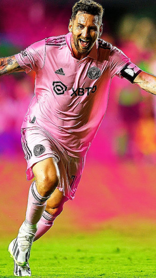 Lionel Messi Inter Miami Cell Phone Wallpaper HD