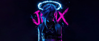 Jinx Wallpaper 4k Neon Art Dark 5k