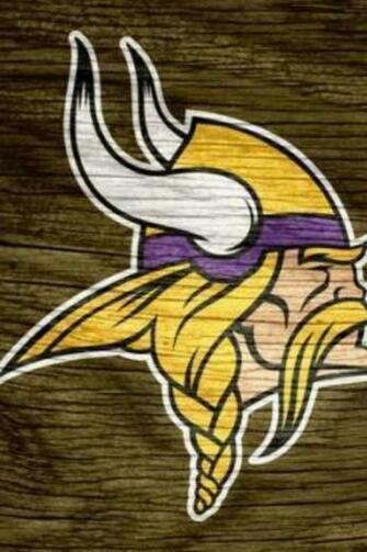 Minnesota Vikings Brown Weathered Wood Wallpaper For iPhone