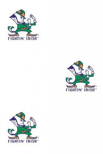Notre Dame Fighting Irish Logo Wallpaper Double Roll