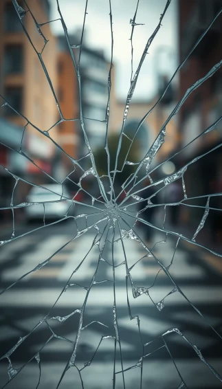Broken Phone Screen Wallpaper