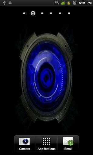 Menu Wallpaper Live Android Blue Eye