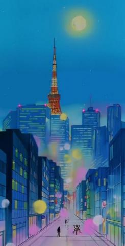 Retro Anime Aesthetic Wallpaper On