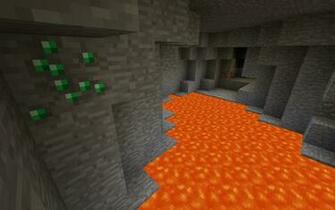 Pin Minecraft Cave Lava Creeper Wallpaper Wallchan