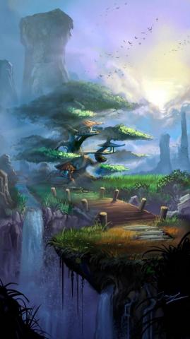 Wallpaper For iPhone Beautiful Fantasy Landscape Art