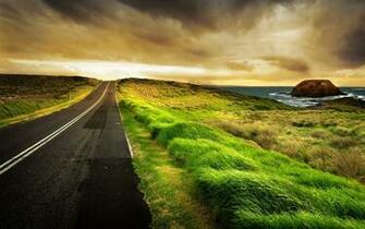 HD Desktop Wallpaper Of Road Nature Pixel