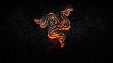 HD Wallpaper Razer Inc Logo Snake Gaming Series Orange