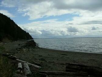 Rotsachtige Pacific Northwest Strand Wallpaper
