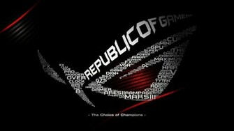 Republic Of Gamers Logo Wallpaper HD