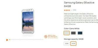 Samsung Galaxy S6 Active 64gb Goes On Sale At T For Outright
