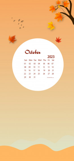 October Desktop Wallpaper Calendar Calendarlabs