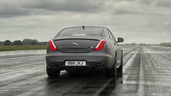 Jaguar Xjr Rear HD Wallpaper