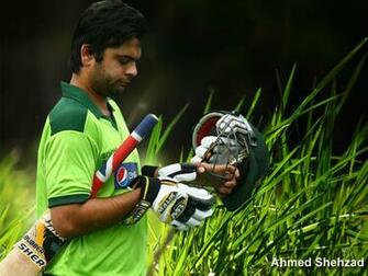 Pakistani Cricketer Ahmed Shahzad Beautiful Wallpaper Its All About
