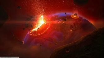 Planet Destruction Not Too Fun Meteor Space