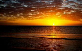 Awesome Sunset Ocean Waves Desktop Pc And Mac Wallpaper