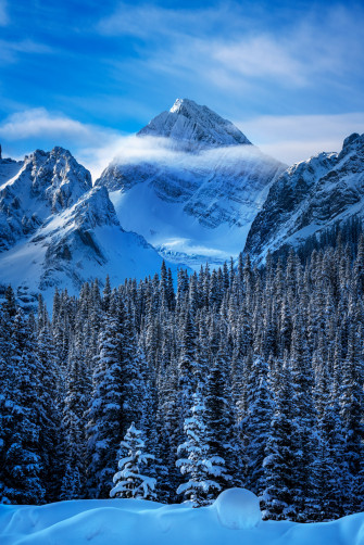 Canada Photography Mountain Winter Landscape Photos