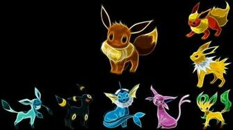 The Evolutions Of Eevee Wallpaper