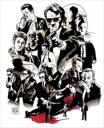 Amazon Susadaly Tarantino Film Wallpaper Wall Art