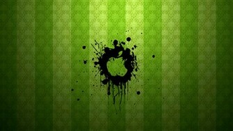 Apple Graffiti Theme Wallpaper Green Background Pictures And Image