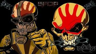 Five Finger Death Punch Heavy Metal Hard Rock Bands Skull Skulls Dark