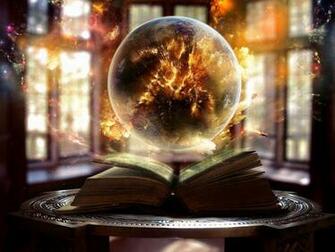 Wallpaper Book Sphere Magic Sorcery Standard