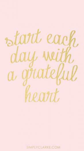 Start Each Day With A Grateful Heart Smart Phone Wallpaper
