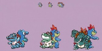 Totodile Family Wallpaper By Hylian Bit