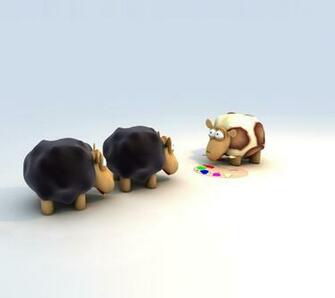 Wallpaper 3d Three Dimensional Animal Animals Black White