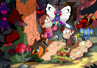 Gravity Falls Pokemon Style By Chrisj Alejo Fan Art Digital