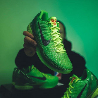 Nike Kobe Protro Grinch Sneaker Dress Shoes Sneakers
