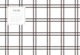 January Wallpaper Calendar