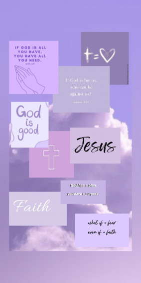 Purple Christian Wallpaper