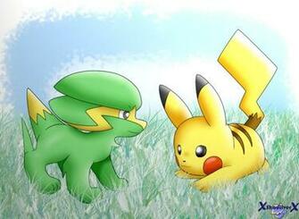 Pikachu And Electrike 600th Devitation By Xshadilverx