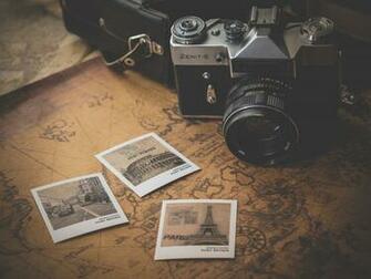 Vintage Camera Zenit E To Travel The World 4k Ultra HD Wallpaper