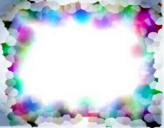 3d Abstract Border A Colourful Frame Or With