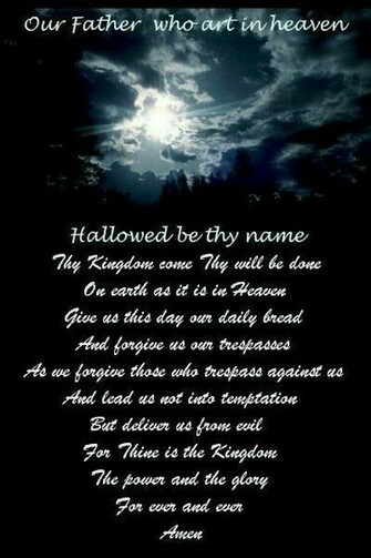Lord S Prayer Image Picture Graphic Photo