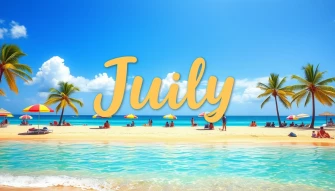 July Background